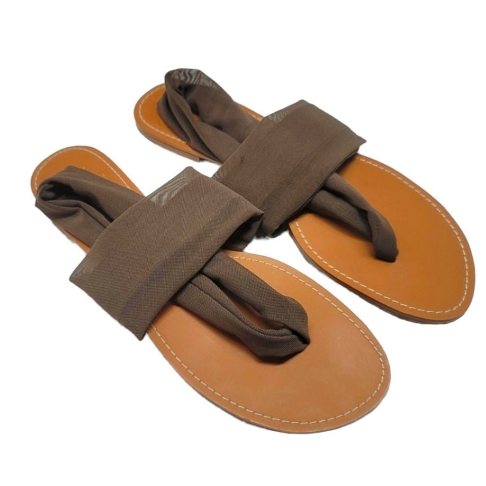 COLIN STUART Taupe Mesh Women's Sandals size 10
